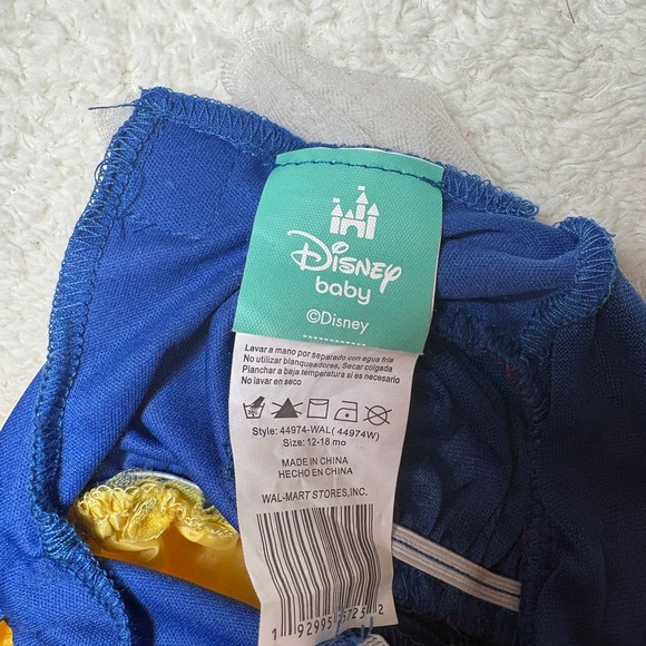 Disney Princess Costume Dress - Blue, Red, Yellow - Picture 6 of 6